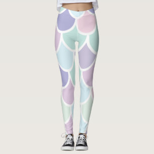 Leggings Moderne Pastel Jolie Sirène Motif Nom