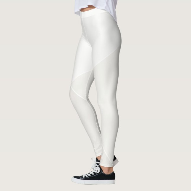 Leggings modernes Beige Brown Blanc Pastel Couleur (Gauche)