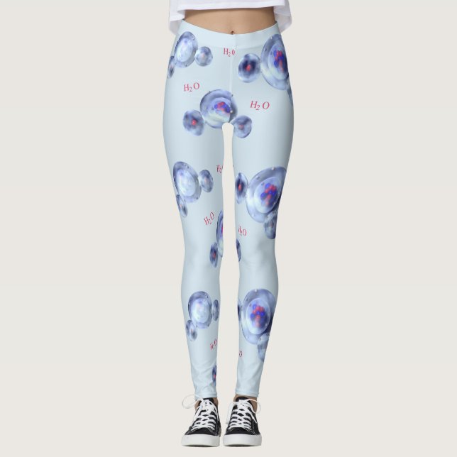 Leggings Molécules d'eau (Devant)