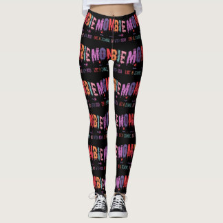 Leggings Mombie Zombie Avec Enfants Femmes