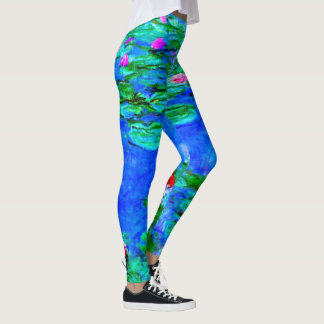 Leggings Monet - Lys d'eau (rouge)