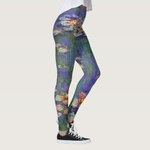 Leggings Monet Water Lilies Chef-d'oeuvre Peinture
