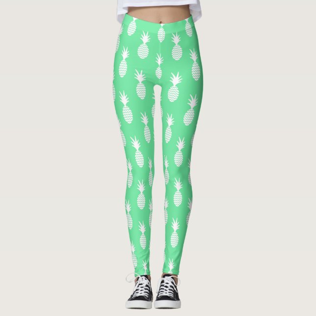 Leggings Monnaie d'ananas Motif 2 (Devant)