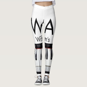 Leggings Monogramme ajouter le nom de la lettre initiale te