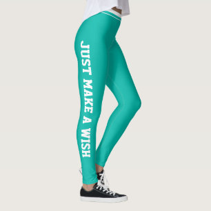 Leggings Monogramme de nom personnalisé Fête d'anniversaire