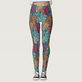Leggings monstère deliciosa paon