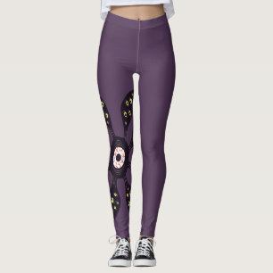 Leggings Monstre des yeux du mal Déplaisant étrange art got