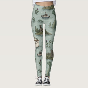 Leggings Monstre du Loch Ness 