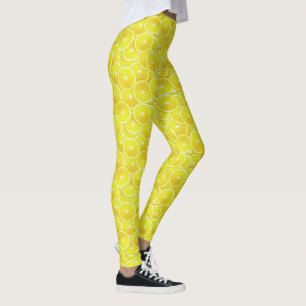 Leggings Montage numérique de la tranche de citron