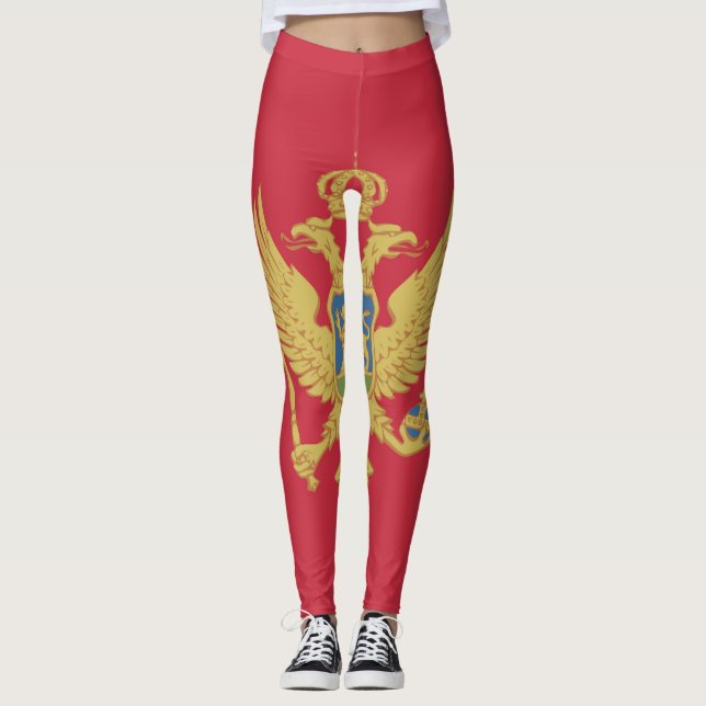 Leggings Montenegro Flag Emblem (Devant)