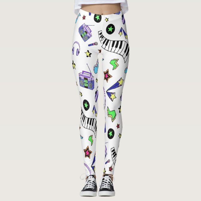 Leggings Montez la musique (Devant)