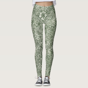 Leggings Morris Marigold Vintage 1875 Fleuron vert