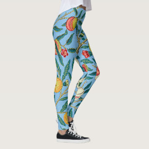Leggings Morris - Quatre fruits, motif populaire,