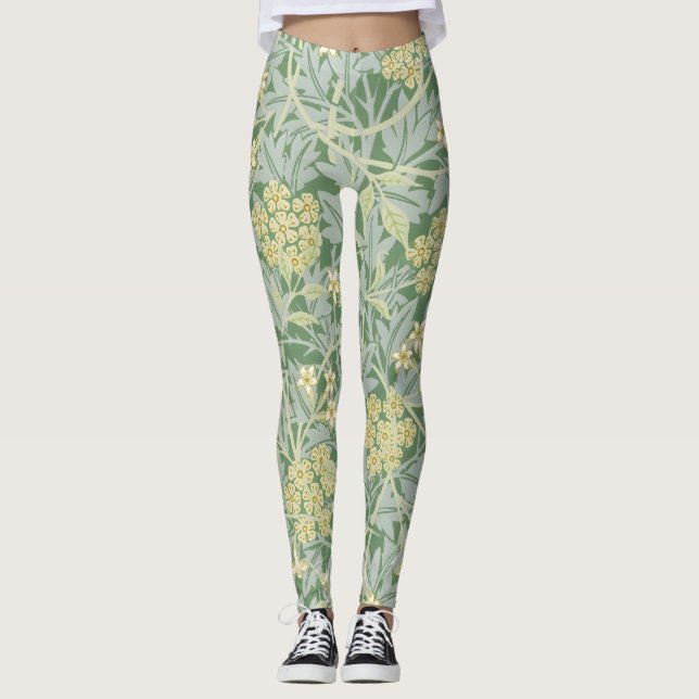 Leggings Morris Vine & Jasmine Garden Fleur Classique (Devant)