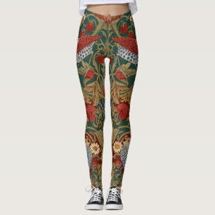 Leggings Morris - Voleur de fraises #2 Motif floral