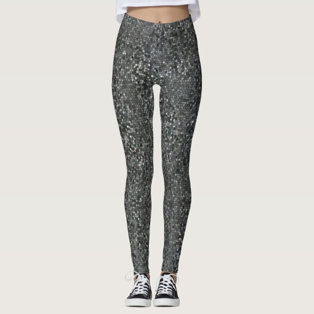 Leggings Mosaïque contemporaine modelée (Devant)