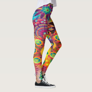 Leggings Mosaïque florale