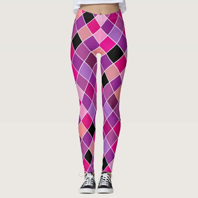 Leggings Mosaïque sur verre 10 (Devant)