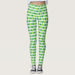 Leggings Motif-54603 en forme de diamant de la Saint Patric
