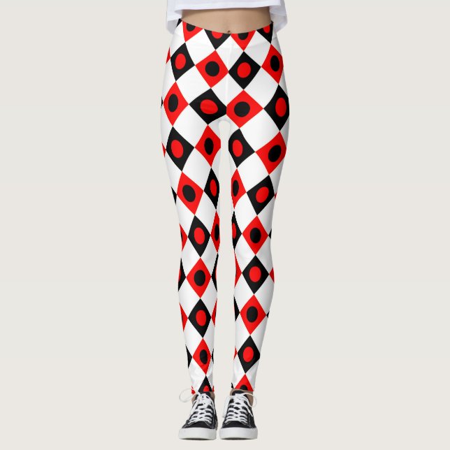 Leggings Motif #95 de diamant (Devant)