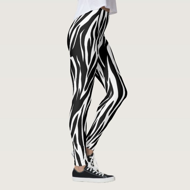 Leggings Motif à bandes Zebra (Droite)
