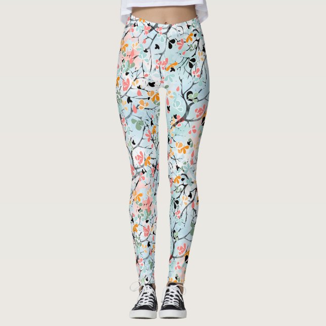 Leggings motif Abstrait (Devant)