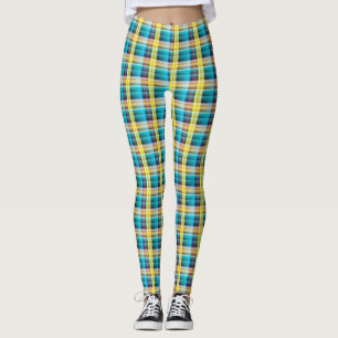 Leggings Motif Abstrait