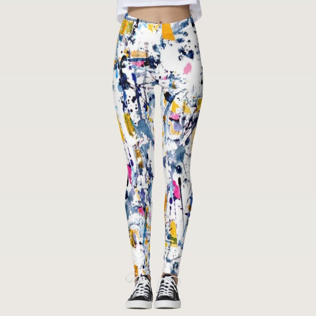 Leggings motif Abstrait (Devant)