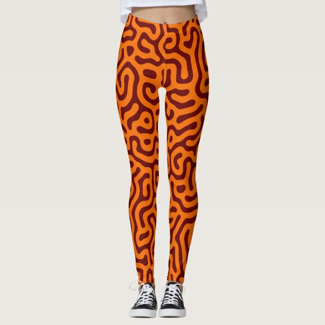 Leggings motif Abstrait (Devant)