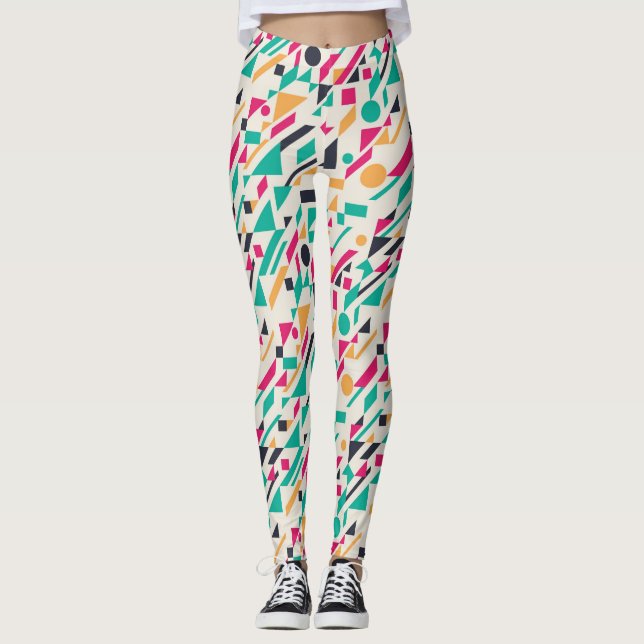Leggings Motif abstrait 3 (Devant)