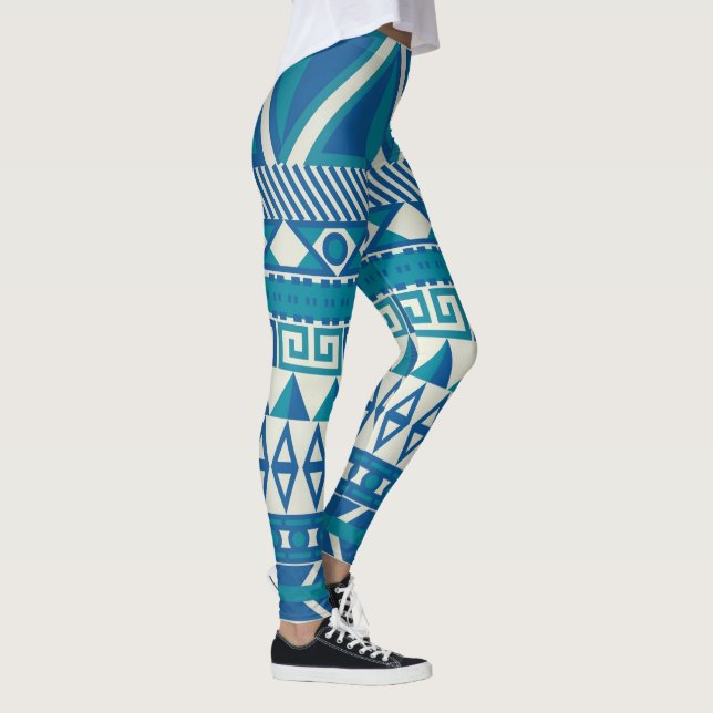 Leggings Motif abstrait Aztec (Droite)