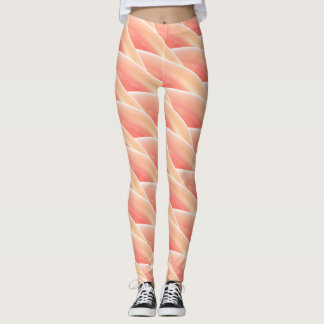 Leggings Motif Abstrait Coral Curly Wave #2