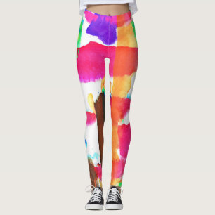 Leggings Motif Abstrait dynamique dans l'art