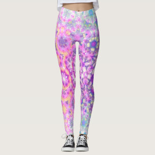 Leggings Motif Abstrait géométrique Pastel Colors
