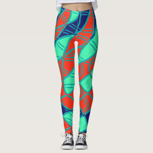 Leggings Motif abstrait multicolore "Ratti_Creative_Arts"
