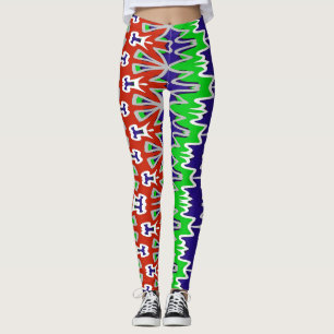 Leggings Motif abstrait multicolore "Ratti_Creative_Arts"