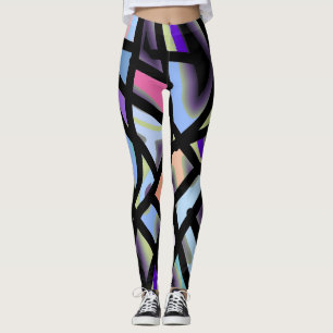 Leggings Motif abstrait multicolore "Ratti_Creative_Arts"