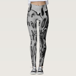 Leggings Motif Abstrait unique fou