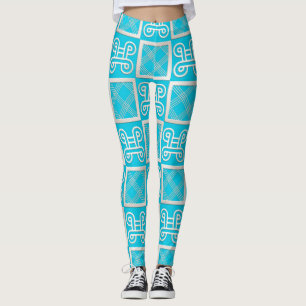 Leggings motif africain avec des simbols