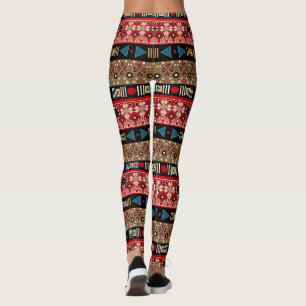 Leggings Motif africain, motif oriental