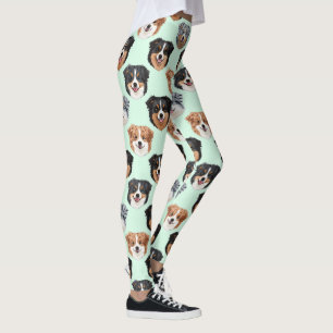 Leggings Motif Amoureux de Chien Berger Australien Mignon