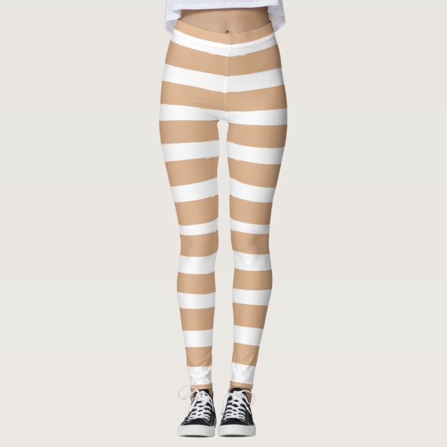 Leggings Motif Animalier Bohème (Devant)