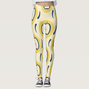 Leggings Motif Apple vintage : Papier peint classique