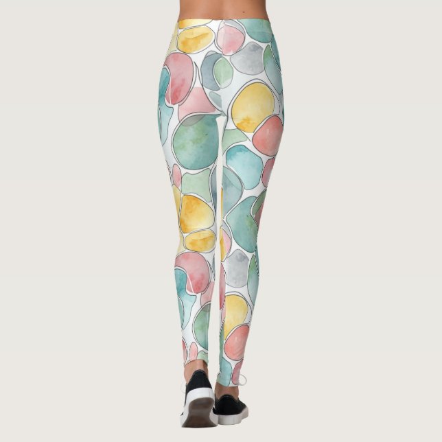 Leggings Motif aquarelle (Dos)