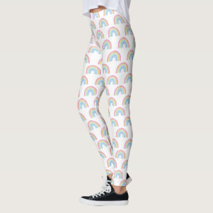 Leggings Motif arc-en-ciel Pastel