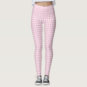 Leggings Motif assez rose de contrôle de guingan
