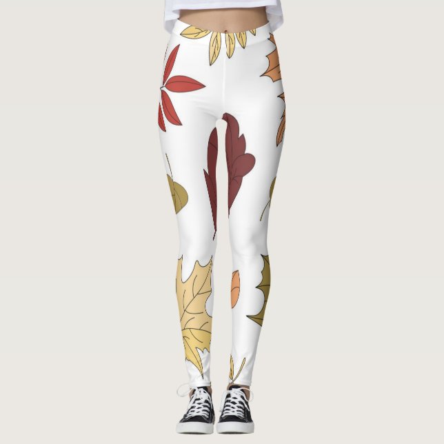 Leggings Motif automne (Devant)