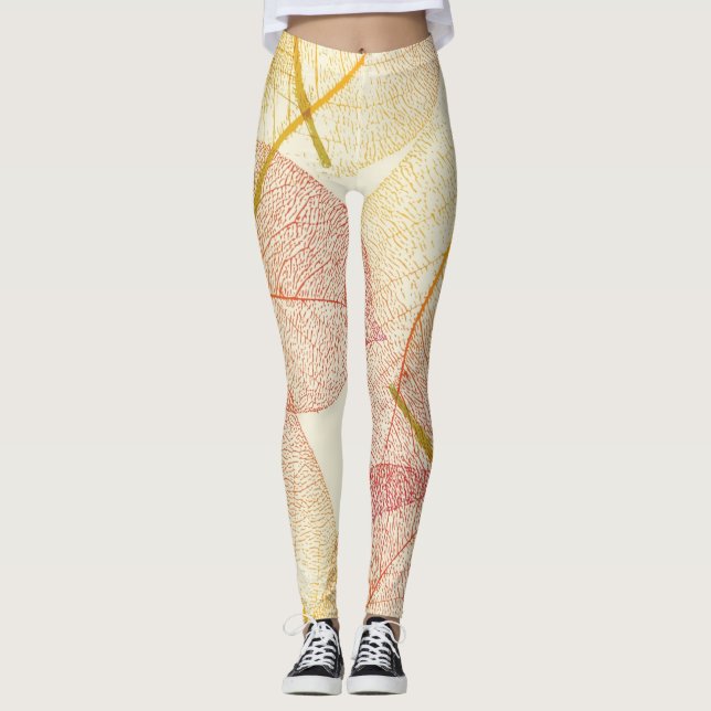 Leggings Motif automne (Devant)