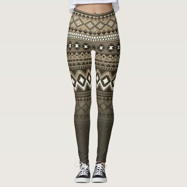 Leggings Motif Aztec élégant (Devant)