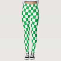 Motif blanc À damiers blanc vert
